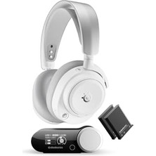 Ertürk Store Arctis Nova Pro Omni Wireless ve Bluetooth Hi-Res Oyuncu Kulaklığı, Beyaz
