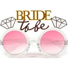 Ertürk Store Bride To Be Parti Gözlüğü Gümüş Pembe