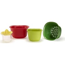 Ertürk Store Karıştırma Kabı, Intro Kırmızı Set 5 Parça