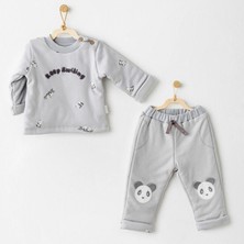 Andywawa AC26028 Fiber Keep Smiling 2'li Takım Grey