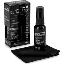 Ertürk Store Premium Lens Temizleme Kiti, 30 ml Sprey ve 15X18 cm Mikrofiber Bez, Gözlük, Telefon, Laptop, Kamera Lensleri Için