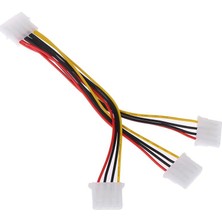 Ertürk Store PX-4999 Ide HDD 4 Pin 3 Port Hard Disk Power Çoklayıcı Güç Kablosu, Psu Molex Çoklayıcı