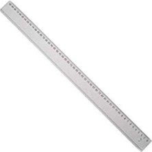 50 cm Uzunlu Plastik Cetvel, Dayanıklı ve Hafif