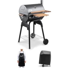 Grillord - 50 Kömürlü Barbekü Mangal (Önlük ve Kılıf Hediyeli)