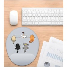 Bilek Destekli Mouse Pad, Rahat Kullanım Için Tasarlanmış