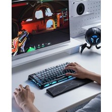 Kaymaz Tabanlı Ergonomik Klavye Bilek Desteği, Pu Deri Yüzey