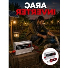 1500W Güçlü Invertör, Akü Gücünü Elektriğe Dönüştüren Sistem