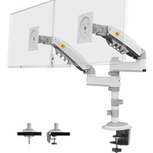 Çift Kol Monitör Standı, 17-27 Inç Uyumlu, Amortisörlü