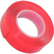 Çift Taraflı Silikon Bant, 18MM, 2 Metre Uzunluk