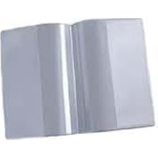 Hazır Kitap Kaplığı, Şeffaf Buzlu, 10'lu Paket