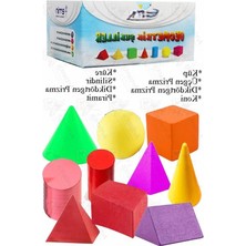 Matematik Ders Materyali, Geometrik Cisimler ve Şekiller, 10 Parça