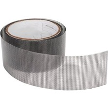 Ertürk Store Yapışkanlı Sineklik Tülü Tamir Bandı Yırtık Kopmuş Delik Fiber Tül Yapıştırma Siyah 48 mm x 2 Metre