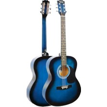 Midex RG-550BL Pack Kaliteli Mavi 40 Inç Akustik Gitar Seti 4/4 Yetişkin
