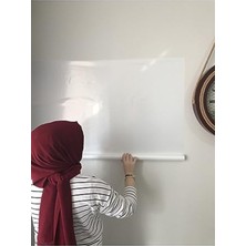 60X100 cm Beyaz Statik Akıllı Yazı Tahtası, Yapışkansız ve Pratik