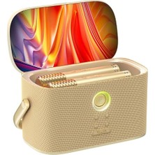 Ertürk Store Yetişkinler Için Karaoke Makinesi; Şarkı Sözleri Ekranlı, 2 Kendinden Şarjlı Kablosuz Mikrofon, Autotune ve Eq, 140W Hoparlör, Connect Tv, Ev, Aile, Parti, Seyahat Için Taşınabilir Karaoke
