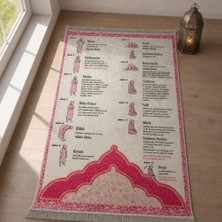 Namaz Kılmayı Öğreten Seccade (Pembe)