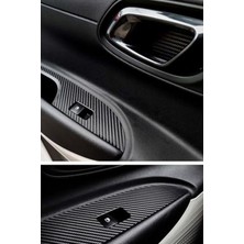 Hyundai I20 Iç Trim Folyo Kaplama Seti, Mat Karbon Siyah