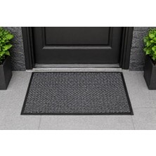 Kapı Önü 60X90 cm Paspas- Gri (Nem Alıcı Paspas- Kaydırmaz Taban Gri 60X90 Cm)