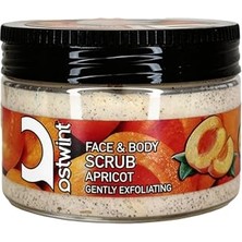 Ostwint Yüz ve Vücut Peeling Scrub Kayısı 300 Ml, Cilt Temizleyici, Pürüssüzleştirici, Dolaşımı Hızlandırıcı