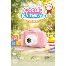 Torima Dijital Fotoğraf Makineleri Çocuk Kamerası 1080P Hd Cmr7 Pembe