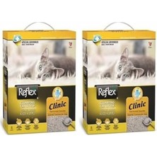 Clinic Kedi Kumu, Clumping, Özel Granüller, 6 Lt x 2 Adet