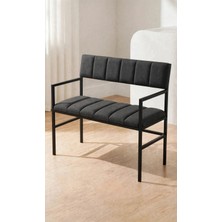 Valu Home 2 Kişilik Bench - Mutfak Balkon Bahçe Için Metal Ayaklı Çok Amaçlı Oturma Bankı