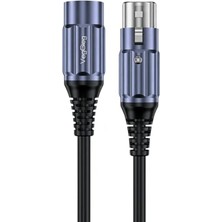 Xlr Erkek Dişi Profesyonel Mikrofon Kablosu Hi-Fi Ses Kalitesi Ofc Bakır Enstrüman Ses Kablosu 3 Metre