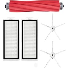 Beyaz Roborock ile Uyumlu Q7 Q7 Max Plus Yedek Hepa Fitre Set-5 Parça Roborock ile Uyumlu Q7 Max Q7 Max Plus 5 Li Hepa Filtre,fırça Seti