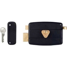 Caftra Kale 157A Silindirli Trajlı Daire Kilidi Nikel Kaplama 14 cm