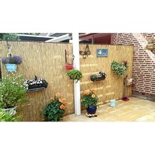 Bambu Çit, 150 x 500 Cm, Kahverengi