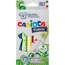 Carioca Keçeli Kumaş Boya Kalemi Maxi 6'li