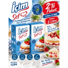 İçim Şef Krema 1ltx2 Adet