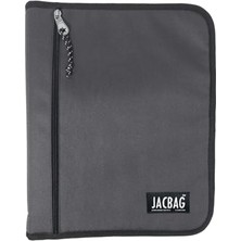 Organizer Fermuarlı Dosya Çanta A4 (Gri)