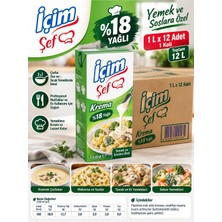 İçim Şef Yemeklik Krema 1000GRX12 Adet