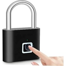 Akıllı Parmak Izi Kilit Şarjlı Asma Kilit IP65 Su Geçirmez Anahtarsız Güvenlik Kilidi MKMP-0057
