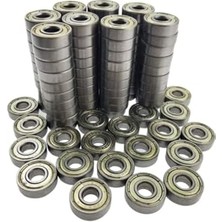 Dünya Magnet 50 Adet 608ZZ Rulman - Metal Mühürlü Çok Amaçlı Bilye Rulman - 8X22X7 Ölçülerinde