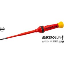 Izeltaş 1000V Elektro Slim Düz Uçlu Tornavida 2.5X75 mm