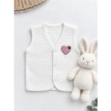 Panfilia %100 Pamuk Kapitone Penye Bebek Yelek / Kız Erkek Yelek