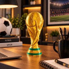 By Konseptt Dünya Kupası Figürü 15 cm - Dekoratif Masaüstü Futbol Biblosu