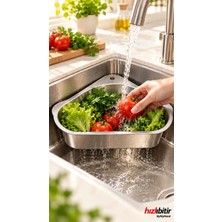 Bymyhand Paslanmaz Çelik Üçgen Lavabo Süzgeci Lavabo Içi Süzgeç No1
