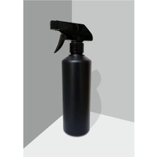 Ertürk Store 500 ml Boş Siyah Polietilen Sprey Şişe, Kimyasala Dayanıklı