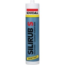 Caftra Soudal Silirub S Silikon Beyaz 280 ml