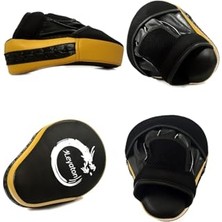 Kick Boks Muay Thai Lapa Çift Ellik Sarı, Tek Ebat, BRT38, Sarı