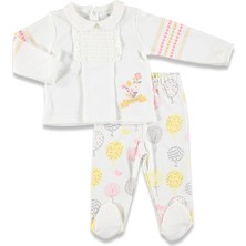For My Baby Pileli Sweatshırt Patikli Alt 2'li Takım