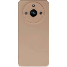 Bin1çeşit Realme 11 Pro Kılıf Nano Içi Kadife Silikon - Pudra