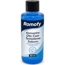 Romofy Konsantre Oto Cam Suyu Pratik Tek Kullanımlık Silecek Suyu (50ML)