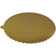 Ertürk Store Altın Rengi Karton Pasta Altlığı 26 cm 1 Adet