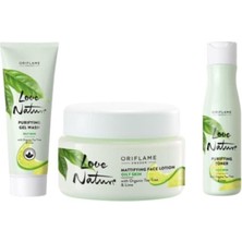 Ertürk Store Love Nature Yüz Losyonu + Arındırıcı Tonik + Arındırıcı Yıkama Jeli Cilt Bakım Seti, Msn6
