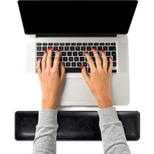 Aputue Klavye Bilek Desteği, Kaymaz Pu Tabanlı, Ergonomik Yumuşak Memory Köpük, Bilgisayar, Dizüstü Bilgisayar, Ofis ve Ev Kullanımı Için