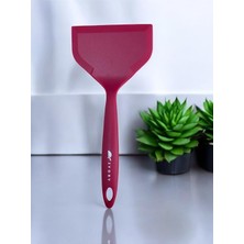 Tr Isıya Dayanıklı Geniş Ağız Spatula 26 Cm, Fuşya